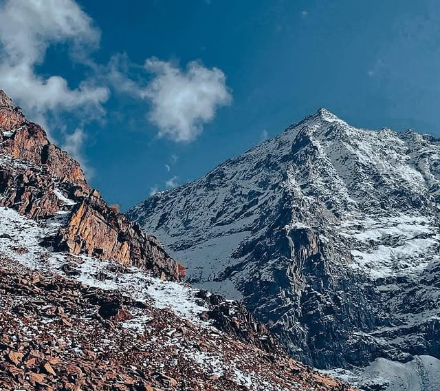 A scenic road trip through the mountains